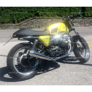 Koncovka výfuku Mistral Mistral MG V7/V7 II Racer (E3) konické koncovky krátké inox černé