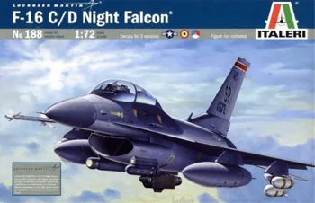 Plastikový model Italeri F-16 C/D Night Falcon 1:72