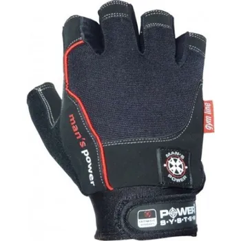 Fitness rukavice Power System Rukavice Mans Power Barva: Černá, Velikost: L