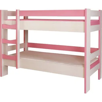 Postel Bradop poschoďová postel C123 Casper CEZ - creme + zelená