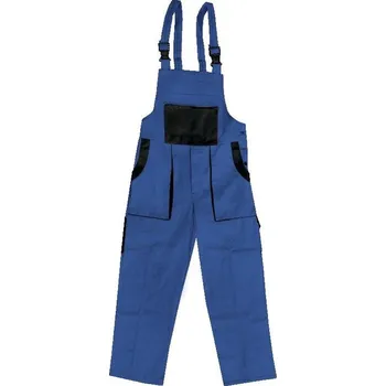 montérky Pracovní kalhoty s laclem EMIL modré - vel. 54