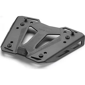 Nosič na motocykl a skútr Givi M8B Trekker horní hliníkový nosič GIVI (plotna pro Monokey) černá