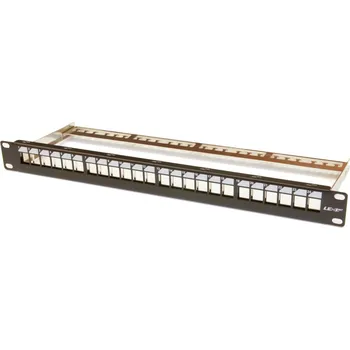 Patch panel Patch panel LEXI-Net modulární neosazený 24pozic, 1U