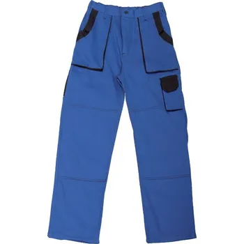 montérky Pracovní kalhoty JOSEF prodloužené modré - vel. 64-66