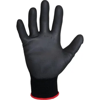 Pracovní rukavice Polomáčené rukavice BRITA BLACK - Velikost 10 / X