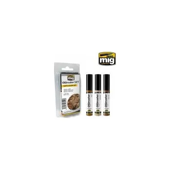 Olejová barva EARTH COLORS SET -sada olejových barev - 3x10ml