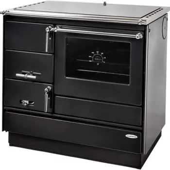 Sporák na tuhá paliva Sporák VSP 9103.0582 antracit, doplňky chrom, pravý, nerezový rám, ocelová broušená plotna KVS Moravia "DOPRAVA ZDARMA"