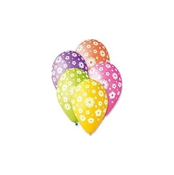 Balónek Balonek latexový s kytičkami