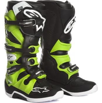 Sportovní oblečení Alpinestars Tech 7 boty černé/zelené