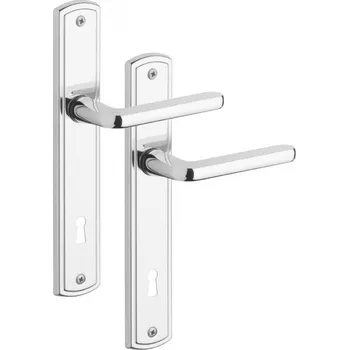 Rostex Strato štítové dveřní kování - klika - klika pro vložku 90mm Ti