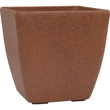 G21 Element Cube květináč hnědý, 35 x 34 x 35 cm
