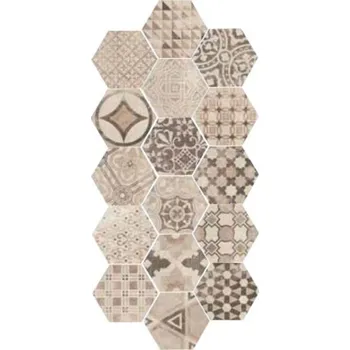 Dlažba SAPHO Hexatile Cement Garden Sand 22098