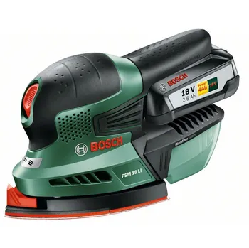 Bosch PSM 18 LI 2,5 Ah vibrační bruska Bosch PSM 18 LI 2,5 Ah