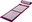 MOVIT akupresurní podložka 130 x 50 cm, fialová