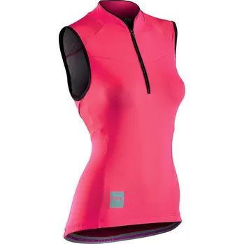 cyklistický dres NW Venus 2 Woman Jersey Sls Red/Black S