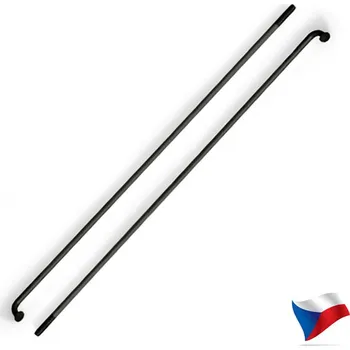 Zapletené kolo Šroubárna Marek 2x256 mm nerez černý (Drát výpletu kola Šroubárna Marek 2x256 mm nerez černý)