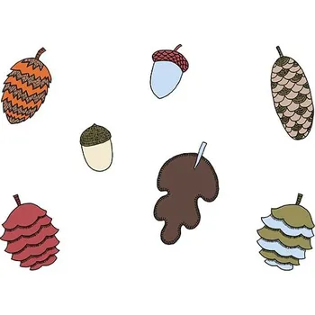 Konfeta PartyDeco PAPÍROVÁ dekorace Lesní svět 7 ks