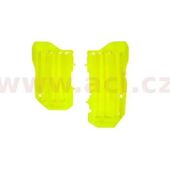 Žaluzie chladiče RTECH HONDA CRF 450 R/RX 2017-2018 NEON ŽLUTÉ - PÁR