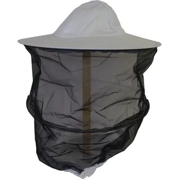 Včelařský klobouk síťka černo-bílá