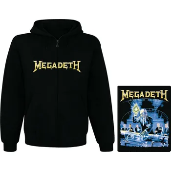 Pánská mikina mikina s kapucí a zipem Megadeth - Rust In Peace