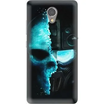 Pouzdro na mobilní telefon Recenze iSaprio Roboskull pro Lenovo P2