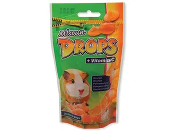 Krmivo pro hlodavce Dafiko Drops pomerančový 75 g