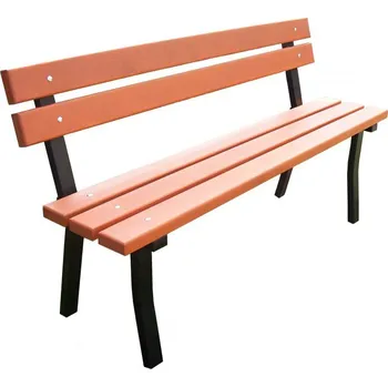 Zahradní lavice Zahradní lavička 3848 dřevo+kov