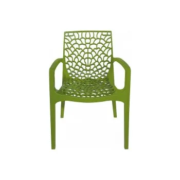 Obývací pokoj Stima Zahradní křesílko Gruvyer Polypropylen verde brilante - zelená - SLEVA 3% s kodem radost25