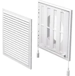 Vents Větrací mřížka s regulací 250x250/150 mm MV 250/150 VRs