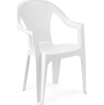 Zahradní židle nízká KORA (Plastová židle s nízkou opěrkou)