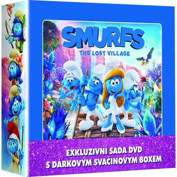 Sběratelská edice filmů Blu-ray Šmoulové 1-3 + svačinový box (2017) 3 disky
