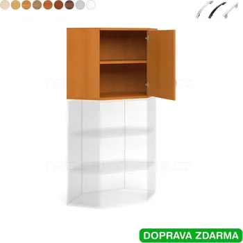 Policová skříň SRV 2 01 P H Hobis Strong - Skříň horní rohová dveře plné pravé