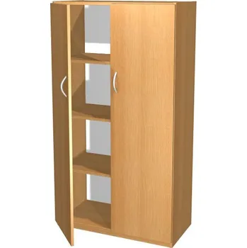 Policová skříň Kancelářská skříň dvoudveřová policová – F81