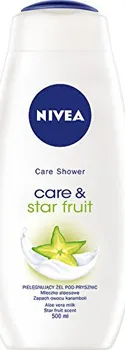 Sprchový gel Nivea Care & Starfruit sprchový gel 500 ml