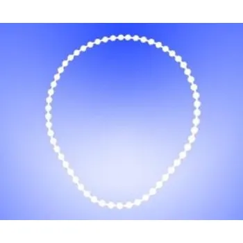 Řetízková smyčka pro rolety den a noc, obvod 75-175cm Barva: Bílá, Délka (cm): 75 cm