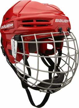 Hokejová helma Bauer IMS 5.0 Combo Senior červená 