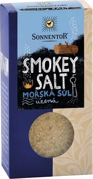 Kuchyňská sůl Sonnentor Smokey Salt krabička 150 g