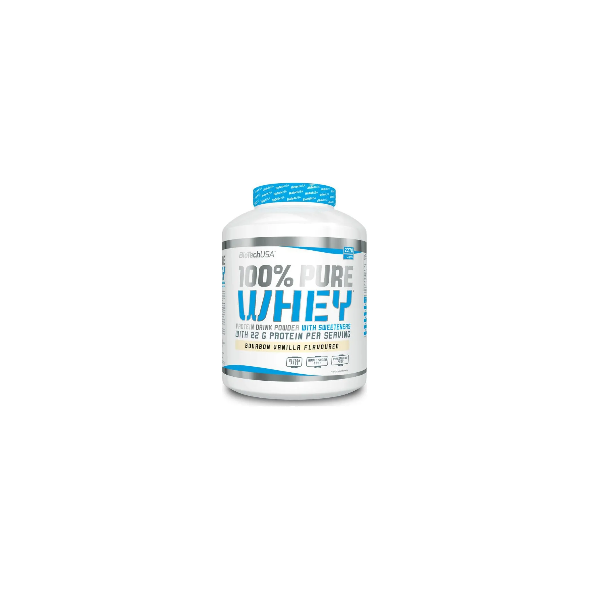 Fotografie 1 - Protein BioTechUSA 100% Pure Whey 2270 g lískový oříšek