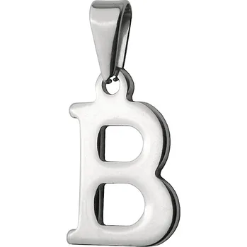 Přívěsek Přívěsek písmeno B z chirurgické oceli S397015