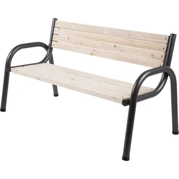 Zahradní lavice Zahradní parková lavice ROYAL 170 cm (Dřevo+kov)