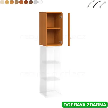 Policová skříň S 2 40 02 P H Hobis Strong - Skříň horní dveře prosklené pravé