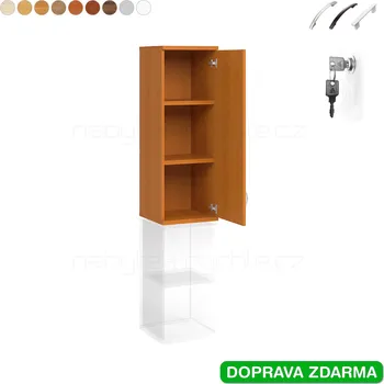 Policová skříň SZ 3 40 01 P H Hobis Strong - Skříň uzamykatelná horní, dveře plné pravé