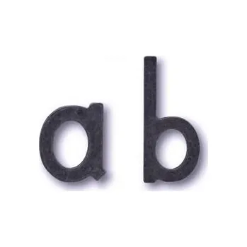 COBRA písmeno "B" výška 6 5X12 5cm kované