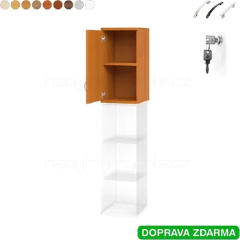 Policová skříň SZ 2 40 01 L H Hobis Strong - Skříň uzamykatelná horní, dveře plné levé