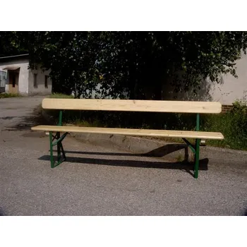 Zahradní lavice Zahradní pivní lavice s opěrkou