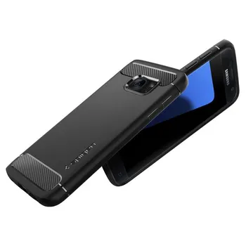 Pouzdro na mobilní telefon Spigen Rugged Armor pro Samsung Galaxy S7 černé