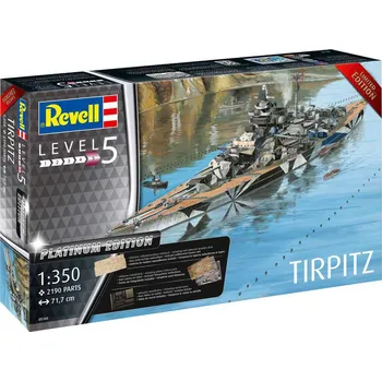Plastikový model Revell Tirpitz Platinum Edition 1:350