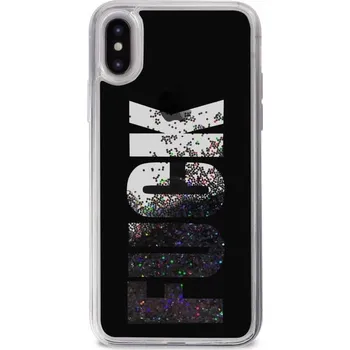 Pouzdro na mobilní telefon Puro Aqua Fuck pro Apple iPhone X černé