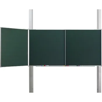 Školní keramická tabule 200x100 cm trojlistá