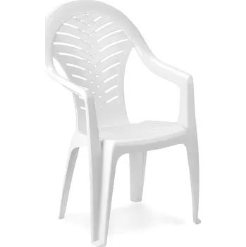 Zahradní nábytek Zahradní židle vysoká OCEAN (Plastová židle s vysokou opěrkou)